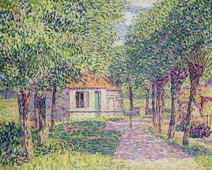 House under Willow Trees